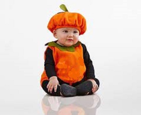 Déguisement enfant Petite citrouille Tenue de outfit avec chapeau jusqu'à 4  ans Halloween