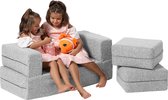Xoft Living Kinderbank Snapsit Junior Double Grijs