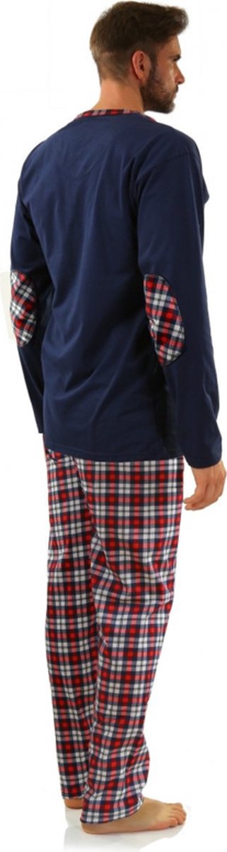Pyjama Sesto senso-Waldi - bleu marine- 100% coton XXL | bol.com