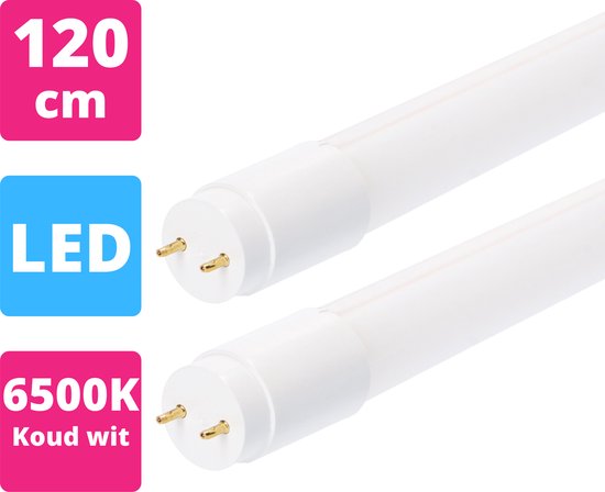 Lampe LED Proventa® Master TL 120cm - 2 x tube LED TL T8 G13 - Lumière blanche froide