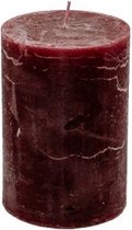 Branded By - Stompkaars - Rode kaars - Bordeauxrood - 7x8cm