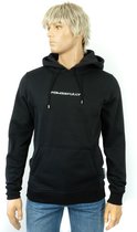 Powerfully Hoodie Geborduurd Classic Black - Zwart - Heren – Maat XL