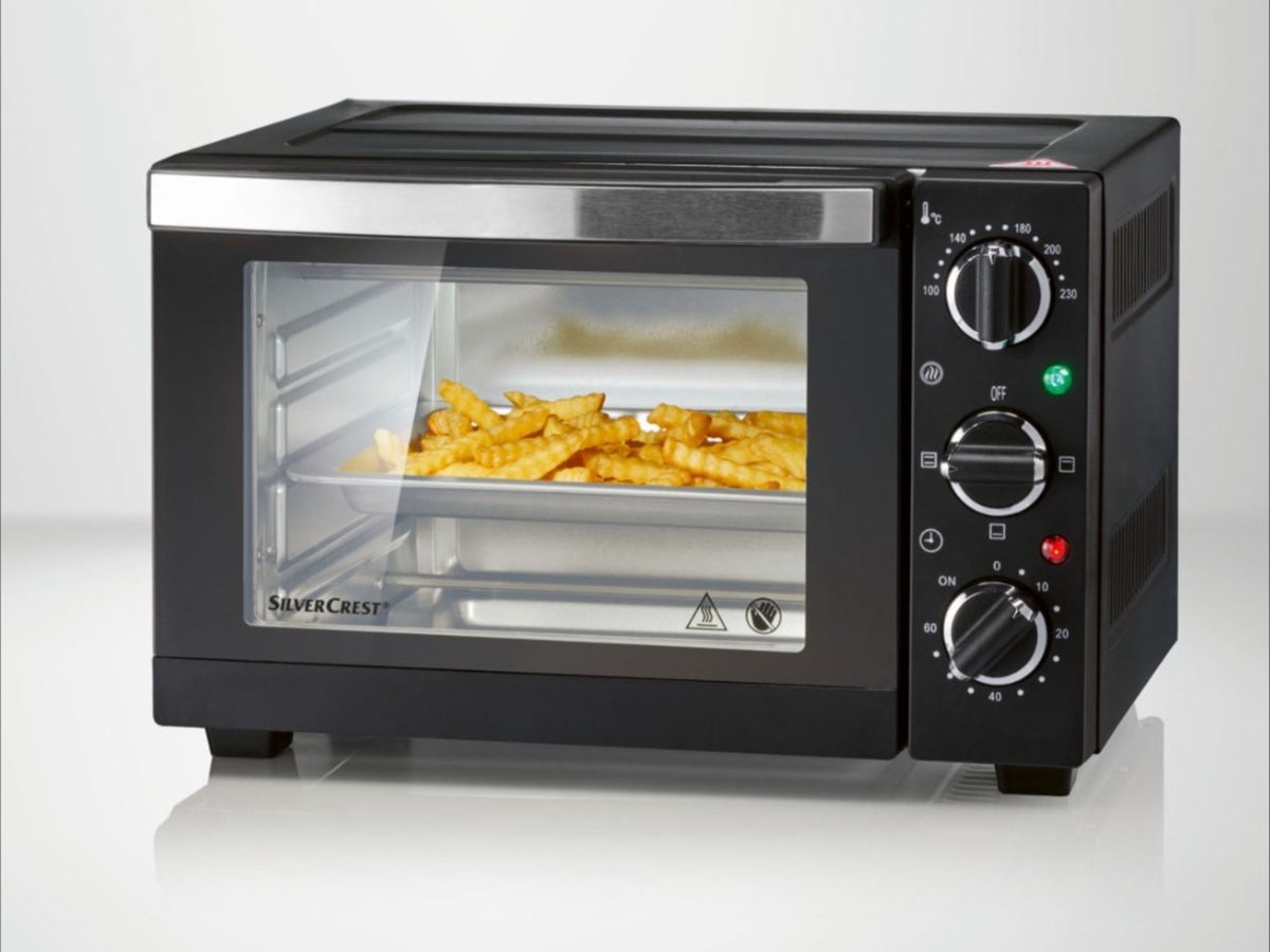 Tegenwerken Afstotend Grof Silvercrest Kitchen Tools Mini-oven - 15L - Ideaal voor bakken, opwarmen en  grillen... | bol.com