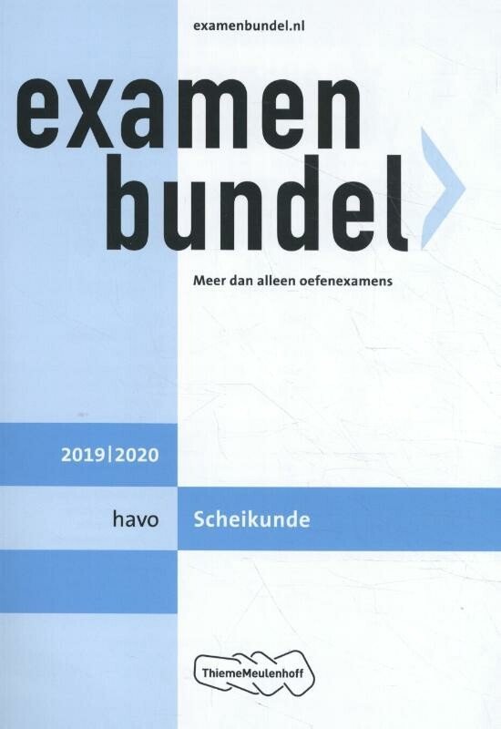 Examenbundel havo Scheikunde 2019/2020 - cover