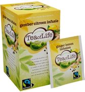 Tea of Life Fairtrade - Gember Citroen infusie - 80 zakjes
