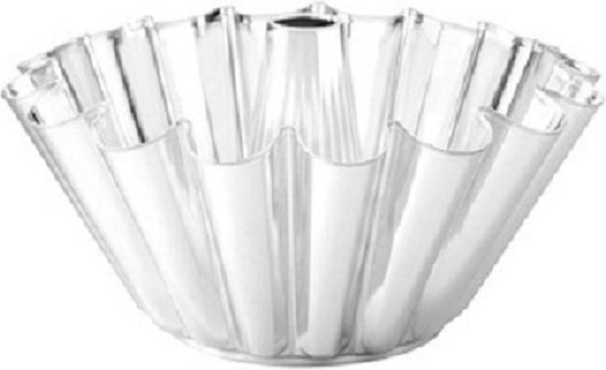 Florina tulband bakvorm voor het bakken van cake en taart 21 cm - Bakvorm - Cakevorm - 21 cm - Zilver