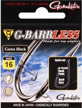 Gamakatsu G-Barbless Gama Black (15 pcs) - Maat : 20