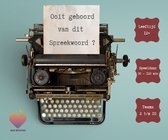 Ooit gehoord van dit spreekwoord ? - Spreekwoorden, Spreekwoorden spel, Kaartspel. Spel, Quiz, Beleving, Cryptisch, Zoeken, Denken, Entertainment, Kwis, Creatief, Cadeau, Geschenk, Familie sp