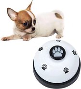 MULTIGADGETS - Hondenbel - Zwart/Wit - Hondenspeelgoed - Honden - Speelgoed voor honden - hondentraining
