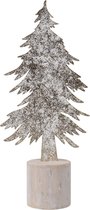 Decoris Boom Sneeuw - Kerstboom - 12x6x28 cm Wit