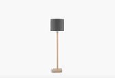 Tafellamp – KOBE – Eikenhout – 60cm - Getint grijs