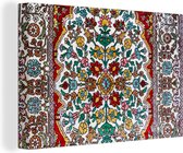 Toile Peinture Tapis Persan - Tapis - Motifs - Couleurs - 30x20 cm - Décoration murale