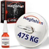 Magfishion Vismagneet - 400 KG Trekkracht - Magneetvissen - Borgmiddel - Magneet Vissen - Outdoor