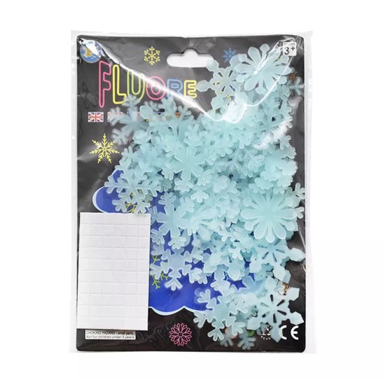 Peha glow in the dark raamstickers - 29,5 x 40 cm - kerst