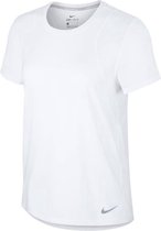 Nike Run Top SS Sportshirt Dames - Maat XL