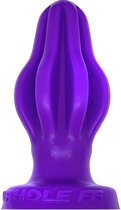 Oxballs siliconen airhole-2 finned - medium - buttplug - aubergine