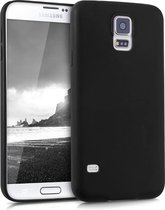 Samsung S5 Hoesje - Samsung Galaxy S5 hoesje zwart siliconen case cover
