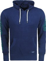 Superdry - Heren Hoodie - Track & Field Hoodie met borduur - Navy