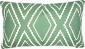 Kussenhoes Jules linnenlook groen | Scandinavisch | Rechthoek | 30 x 50 cm | Exclusief binnenkussen