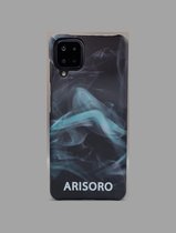 Arisoro Samsung Galaxy A12 hoesje - Backcover - Grey Smoke