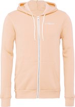 FitProWear Vest Unisex  - Peach - Maat XL - Vest Katoen / Polyester - Dames Vest - Heren Vest - Dames Kleding - Heren kleding - Zoodie - Sportkleding - Zip Hoodie - Sportvest - Hoo