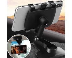 Mobiele telefoonhouder - Clip-on - 360 graden - Multifuncioneel en universeel - auto, vliegtuig, kantoor, thuis, tafel, nachtkastje - verstelbare veerclipper - Compatibel met iPhone 13, 12, 11, Pro Max X, XS XR 8, 7, 6, 6S Plus, Galaxy Moto