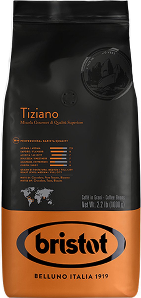 Bristot Tiziano koffiebonen 1kg
