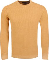 Superdry - Heren Trui - Academy Dyed Crew - Mosterd