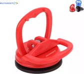 MULTIGADGETS® - Deukentrekker - Rood - Uitdeksets - Auto deuk verwijderaar - Zuignap - Glasdrager