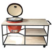 Heavenly Garden - Buitenkeuken- BBQ Tafel - Smoker Graniet - Afmetingen 150x76x87 (LxBxH)