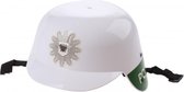 brandweerhelm Duitse versie wit/groen