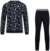 Charlie Choe pyjama heren - zwart - F-41180-41181-39 - maat XL