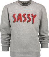 Moodstreet Sweater meisje grey melee maat 98/104