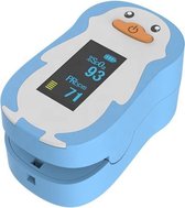 UltraMed Professionele Saturatiemeter voor Kinderen - Waarschuwingsfunctie - Vinger Zuurstofmeter  - Inclusief Batterijen (blauw)