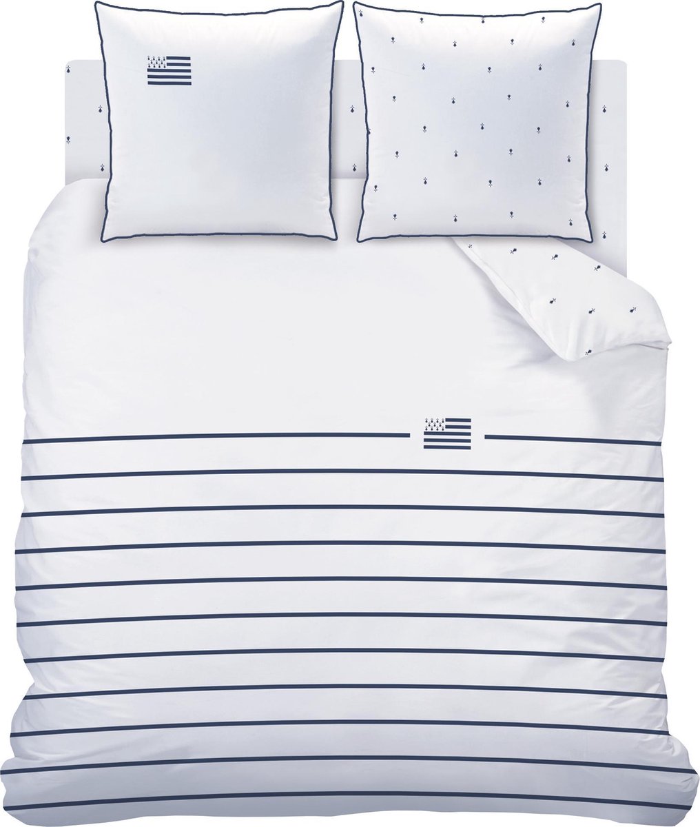 Matt & Rose Dekbedovertrek Gwenn Ha Du - Lits Jumeaux - 240 x 220 cm - Katoen