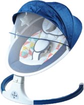 Ellanora® Babyschommelstoel - Blauw - Met afstandsbediening - Elektrisch babybed