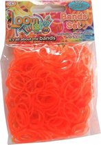 loombandjes junior rubber oranje 300-delig