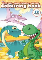 kleurboek Dino junior A4 papier 72 pagina's¬†