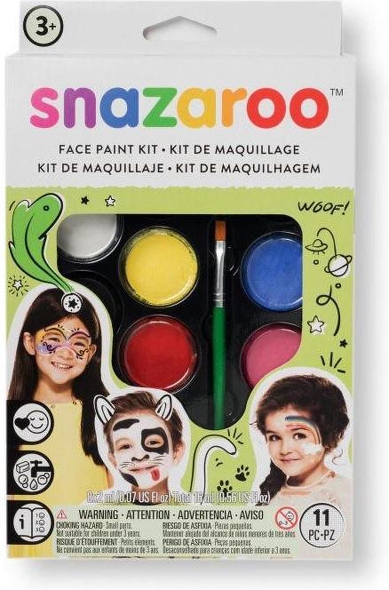 Snazaroo Schmink set Rainbow met 20 voorbeelden — afbeelding 8