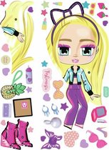 muurstickers LOL Boxy Girls Hazel 92,7 cm 41-delig