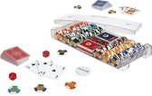 pokerset Luxe 41,5 cm plex transparant 6-delig