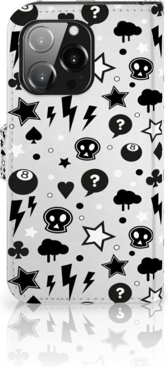 Telefoonhoesje met Naam iPhone 13 Pro Silver Punk