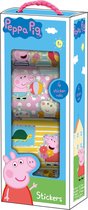 Peppa Pig Stickers - Stickerbox - Stickerrollen - 4 rollen