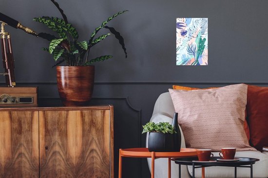 Stickers muraux - Été - Feuille - Tache - 20x30 cm - Film Adhésif