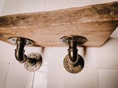 Plankdragers vintage brons - industriele plankdragers - serie 12