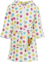 badjas Muis meisjes fleece wit/roze/mint maat 86/92
