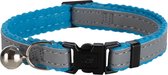 Trixie kattenhalsband Safer Life reflecterend Blauw