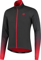 Rogelli Trace Winterjack - Fietsjack Heren - Zwart/Rood - Maat 2XL