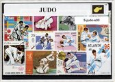 Judo – Luxe postzegel pakket (A6 formaat) : collectie van verschillende postzegels van judo – kan als ansichtkaart in een A6 envelop - authentiek cadeau - kado - geschenk - kaart -