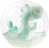 strandbal Inflatable Games Dino 32 cm PVC groen